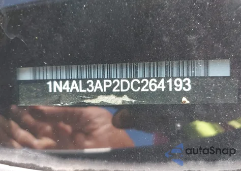 2013 Nissan Altima 2.5 из США, поврежденный, VIN 1N4AL3AP2DC264193